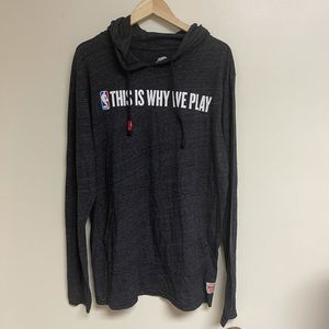 NBA This Is Why We Play Hooded Shirt XL/S “Grey”